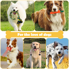 Load image into Gallery viewer, Luxury Dog Chew Toys for Small to Medium Aggressive Chewers - 12 Pack Tough Dog Toys for Medium Breed with Heavy Dog Rope Toys, Interactive Rope Puppy Teething Toys, Squeaky Dog Chew Toys