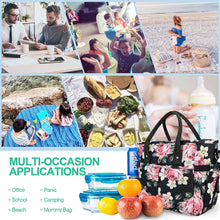 Load image into Gallery viewer, Insulated Large Tote Lunch Bags for Women