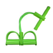 Load image into Gallery viewer, 4 Tube Fitness Resistance Bands Workout Latex Pedal Elastic Bands