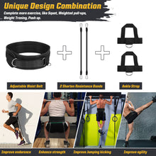 Load image into Gallery viewer, Exercise Resistance Band Set- 14 Pcs Workout Fitness Bands
