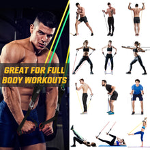 Load image into Gallery viewer, Exercise Resistance Band Set- 14 Pcs Workout Fitness Bands

