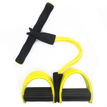 Load image into Gallery viewer, 4 Tube Fitness Resistance Bands Workout Latex Pedal Elastic Bands
