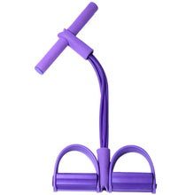 Load image into Gallery viewer, 4 Tube Fitness Resistance Bands Workout Latex Pedal Elastic Bands
