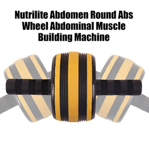 Round Abs Wheel Abdominal Roller Workout Fitness Equipment